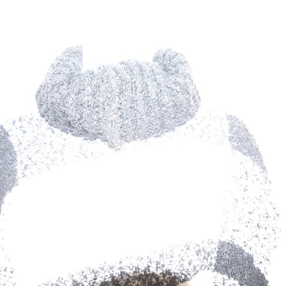 Black and White Plaid SHAWL USED - Picture 4 of 4